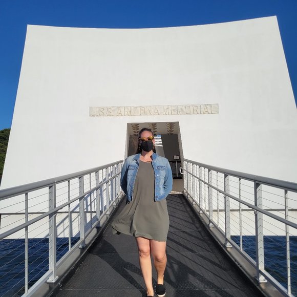 Olive dress - Picture 1 of 2